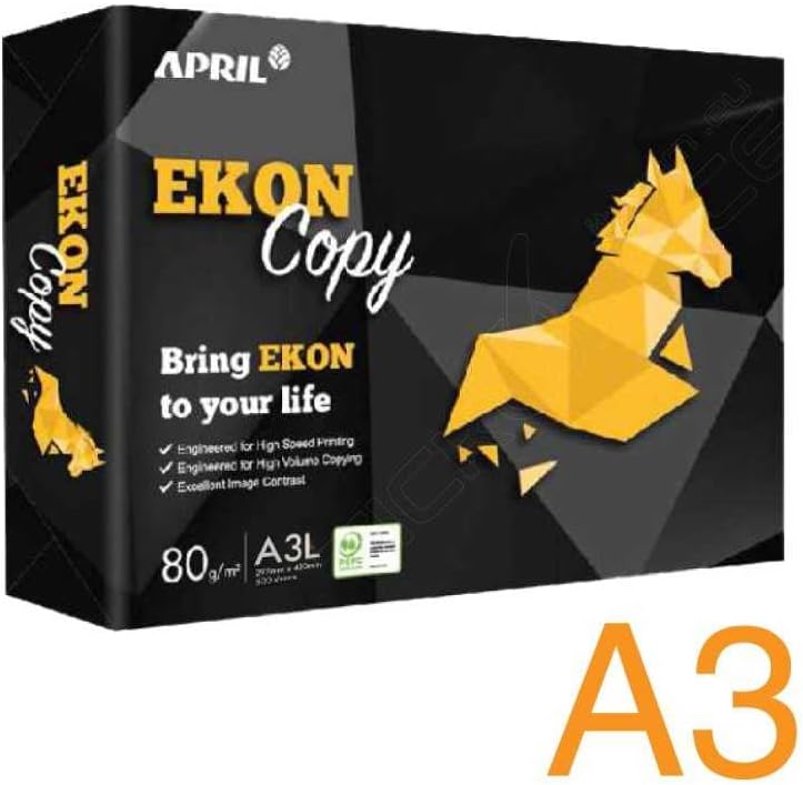 CARTA A3 EKON 80GR 500 FG