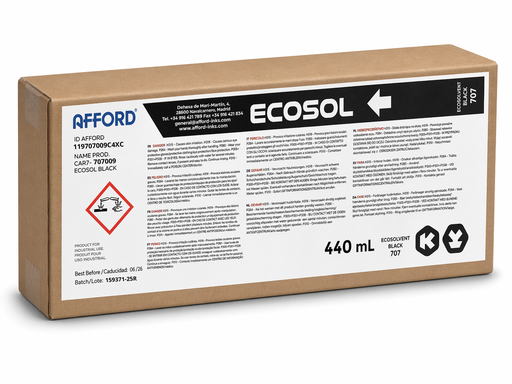 [707k] Afford Eco-Sol Max Black 440cc