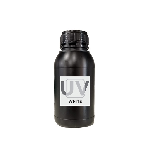 [RFOIUV-500-WH] BOTTIGLIA 500 ML white ECO-UV INK