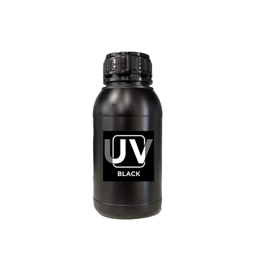 [RFOIUV-500-BK] BOTTIGLIA 500 ML black ECO-UV INK